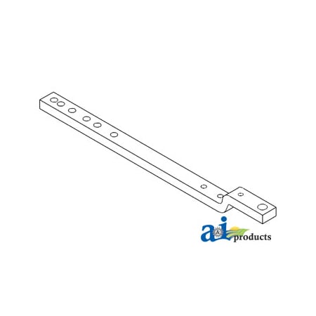 A & I Products Drawbar w/ 2.500" Offset 42.2" x2.5" x1.2" A-RE20662